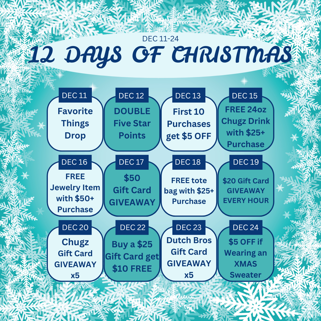 12 Days of Christmas!